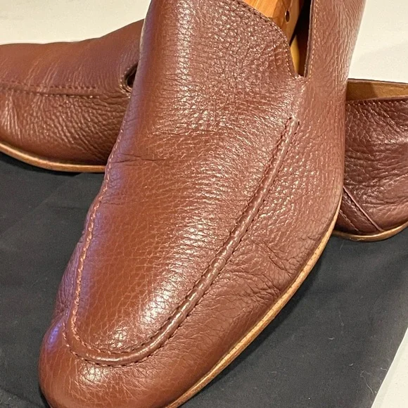 Magnanni Men's Heston Deerskin Leather House Slippers - Picture 9 of 10